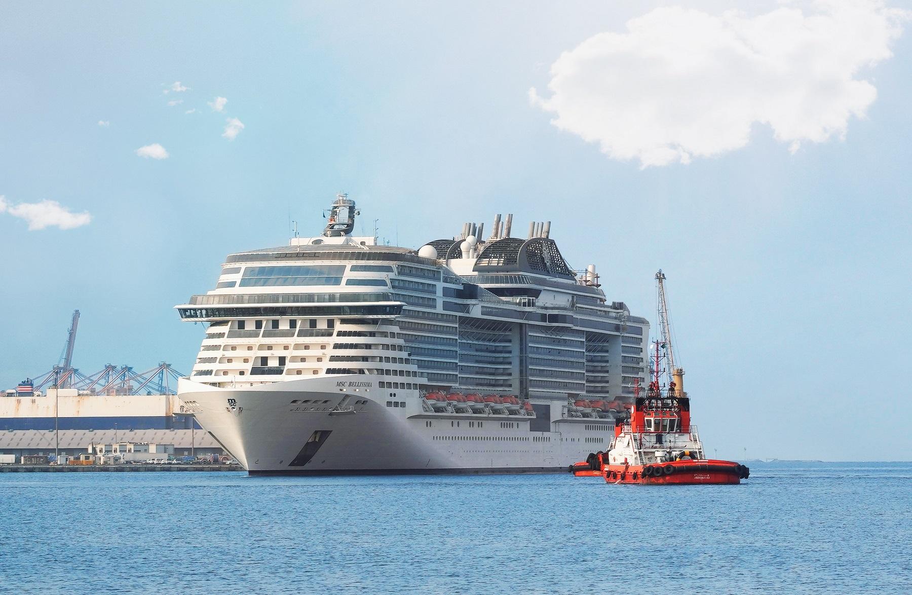 Immagine di sfondo della pagina Il ritorno di MSC Bellissima