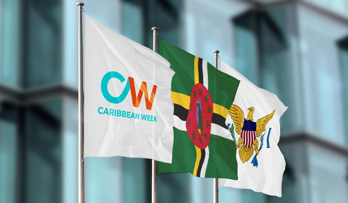 Immagine di sfondo della pagina Dominica e US Virgin Islands sponsor principali della Caribbean Week di New York 2025
