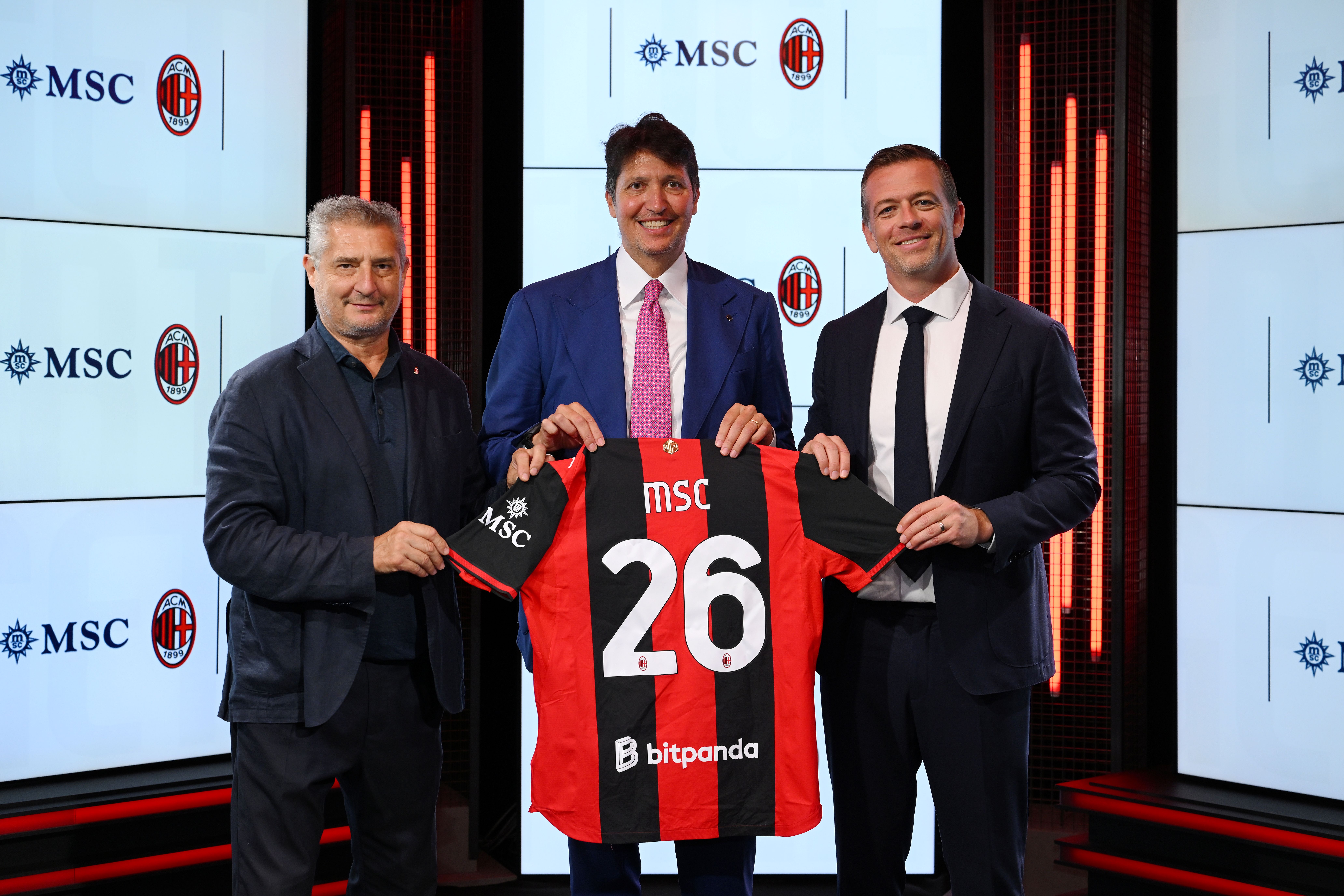 Immagine AC Milan rinnova la partnership con MSC Crociere: la compagnia resta Principal Partner dei rossoneri