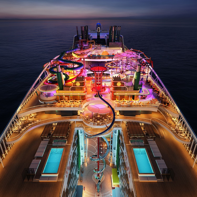 Immagine MSC World Asia: svelato The Spiral @ Tree of Life, lo scivolo a secco più lungo in mare