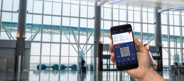 Immagine di sfondo della pagina Delta lancia auto check-in via app