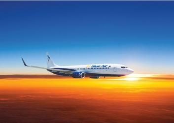 Immagine di sfondo della pagina Blue Air: attivo il collegamento Alghero - Torino 
