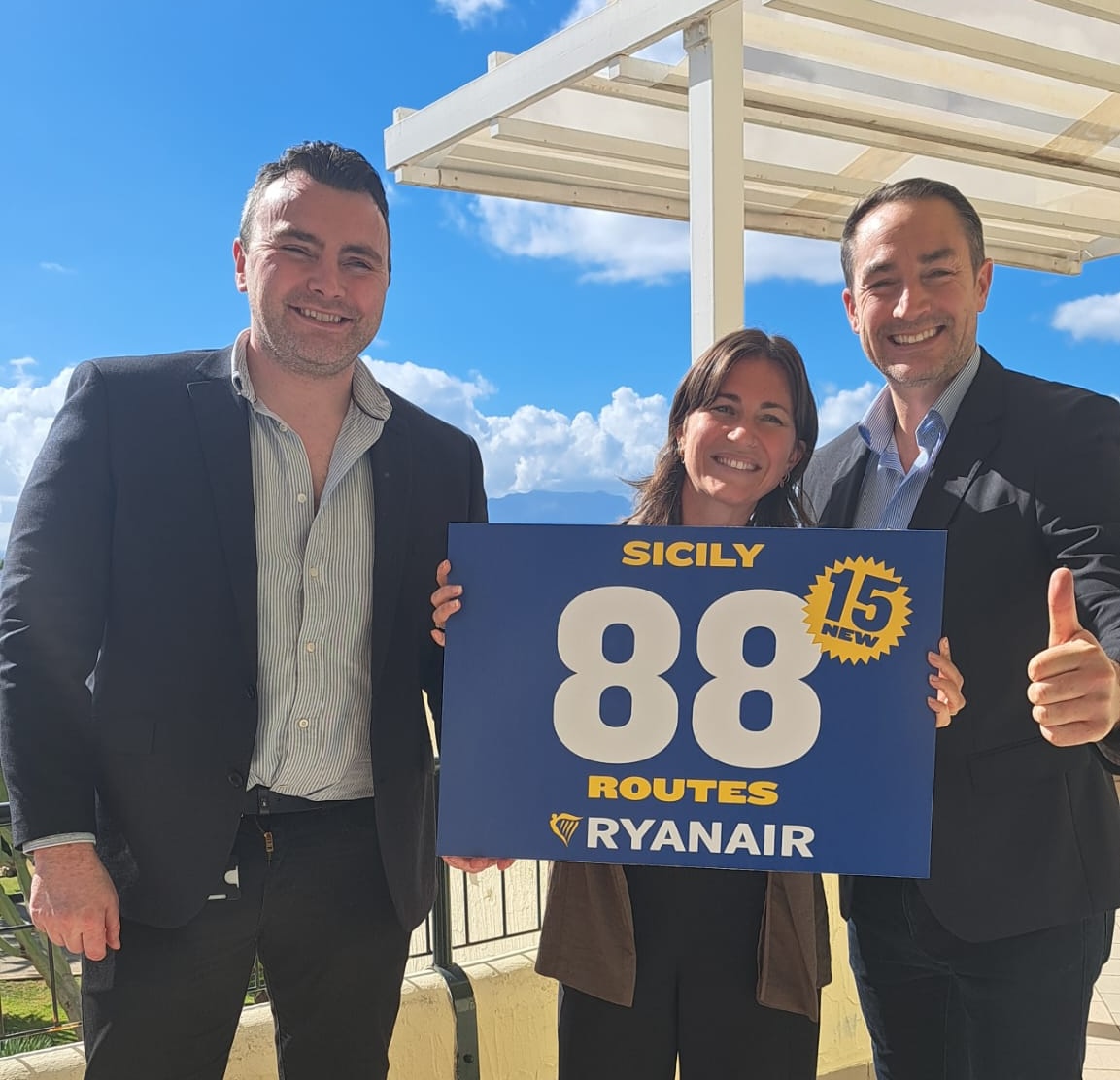 Immagine Ryanair, operativo record in Sicilia per l’inverno 2026: 17 nuove rotte