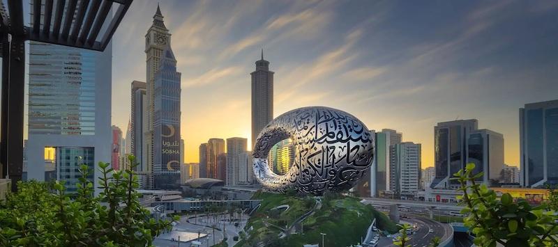 Immagine di sfondo della pagina Mappamondo rilancia su Dubai