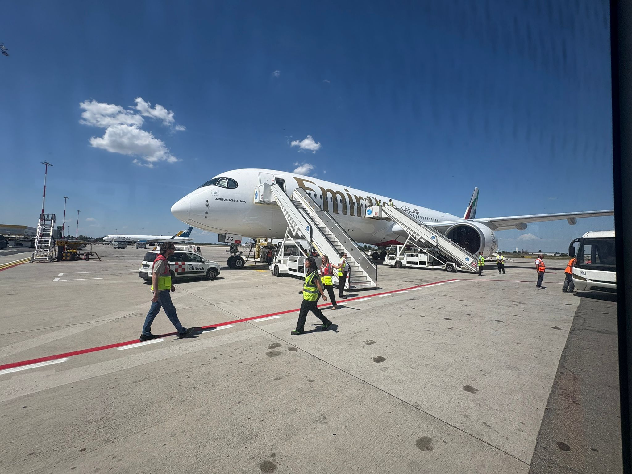 Immagine di sfondo della pagina Emirates presenta a Bologna il nuovo Airbus A350-900