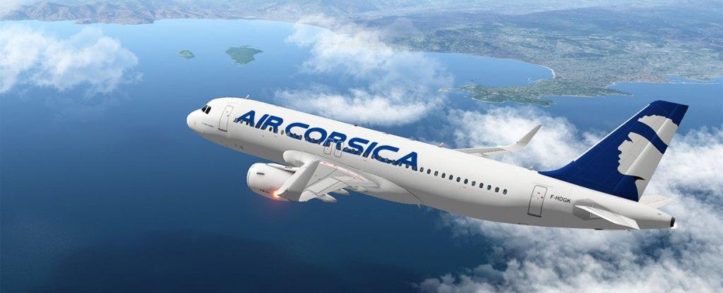 Immagine di sfondo della pagina Air Corsica apre il Roma-Ajaccio