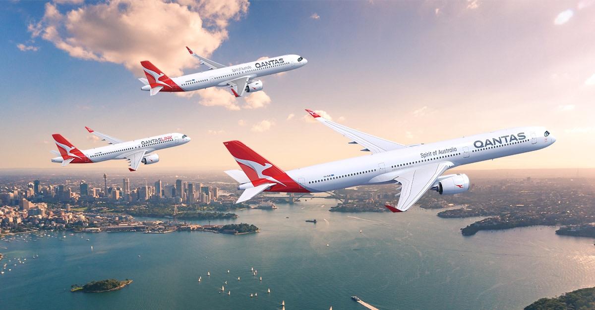 Immagine di sfondo della pagina Qantas conferma la futura flotta di Airbus