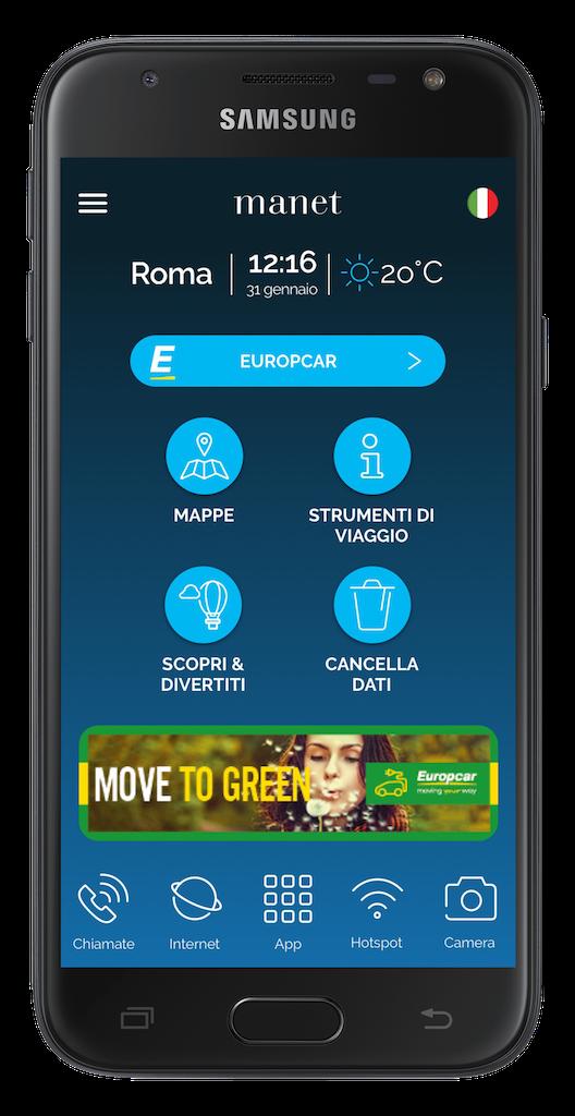 Immagine di sfondo della pagina Europcar, lancio in Italia per Smart Way