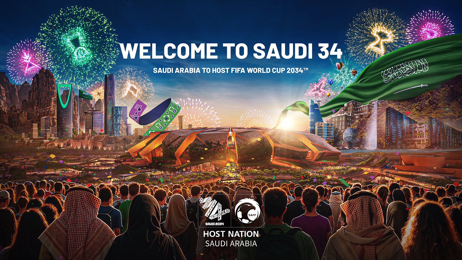 Immagine Saudi, Benvenuti in Arabia per la FIFA World Cup™ 2034