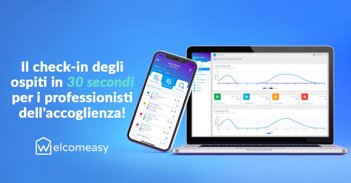 Immagine di sfondo della pagina Welcomeasy lancia nuove funzionalità 