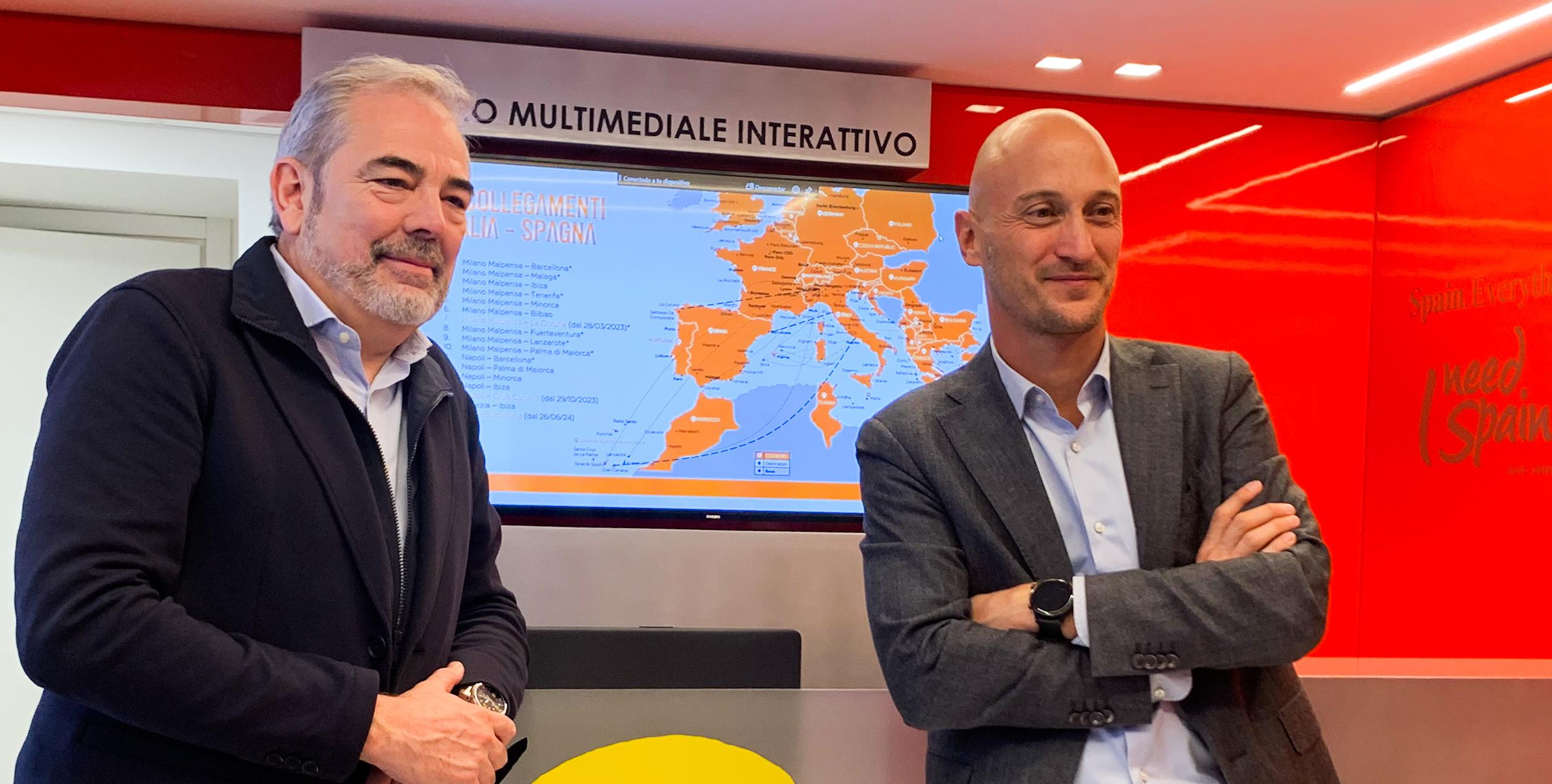 Immagine di sfondo della pagina easyJet spinge sulla Spagna