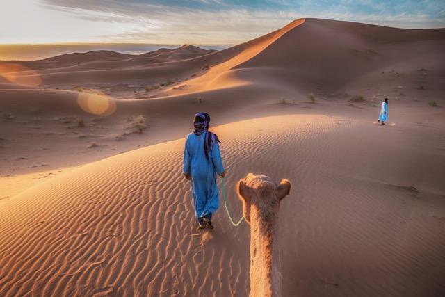 Immagine di sfondo della pagina Boscolo Tours, un webinar sui deserti del Marocco