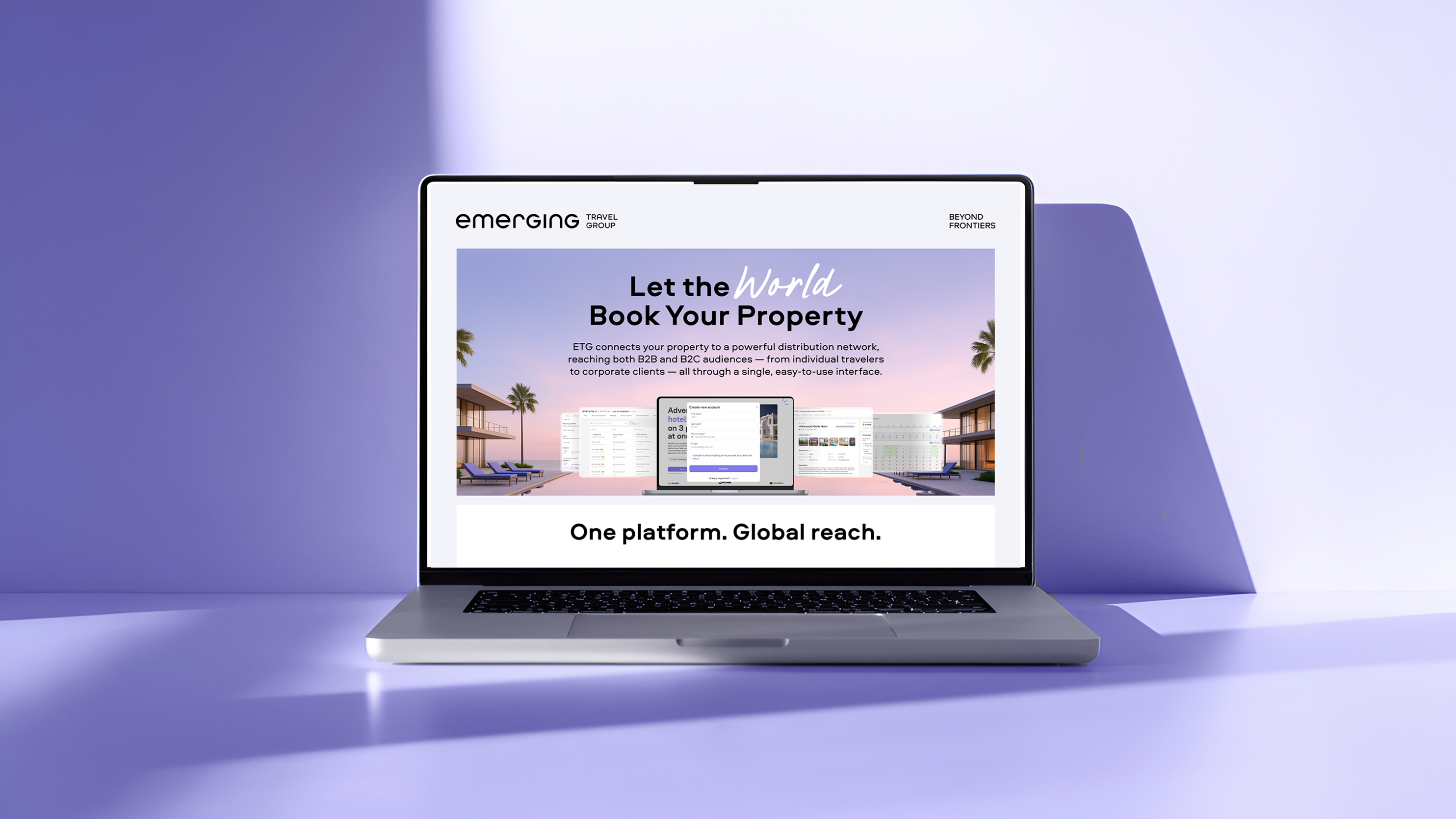 Immagine di sfondo della pagina Emerging Travel Group sigla una partnership globale con Simple Booking