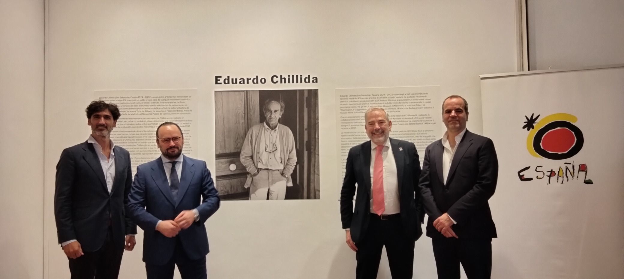 Immagine Turespaña celebra l'opera dello scultore Chillida a Roma