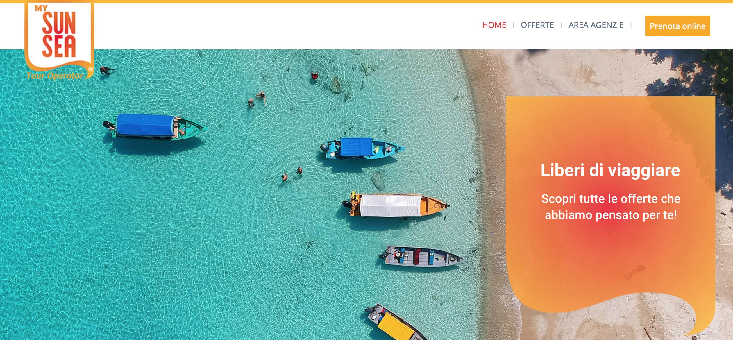 Immagine di sfondo della pagina MySunSea, al via le prenotazioni per la summer 2022