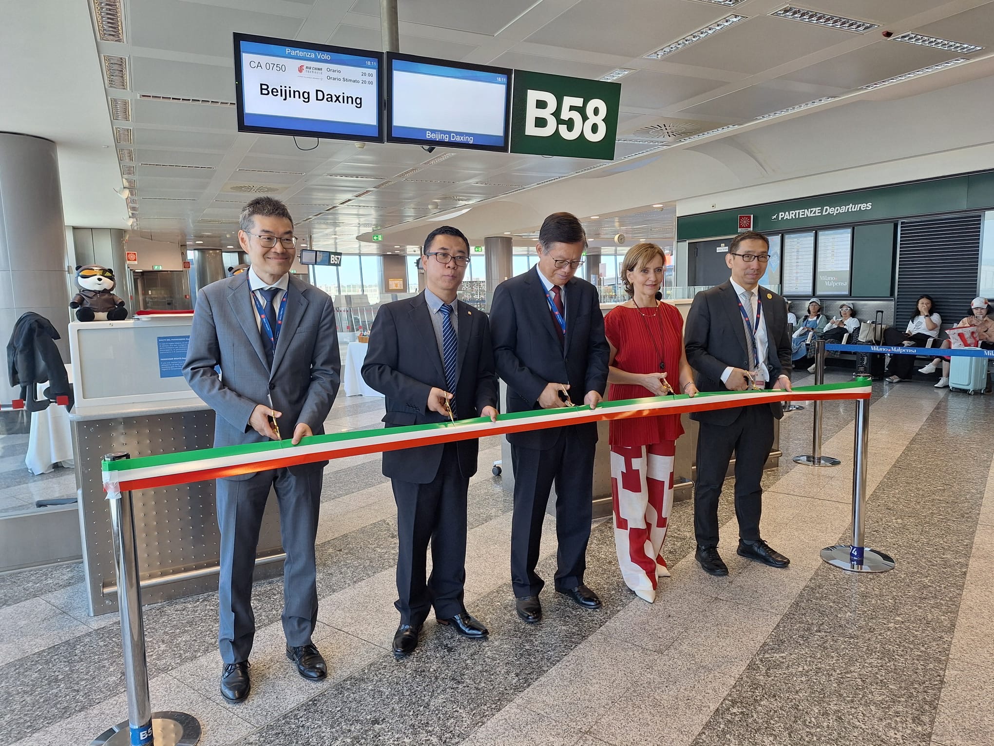 Immagine Air China inaugura il volo diretto Milano Malpensa-Pechino Daxing