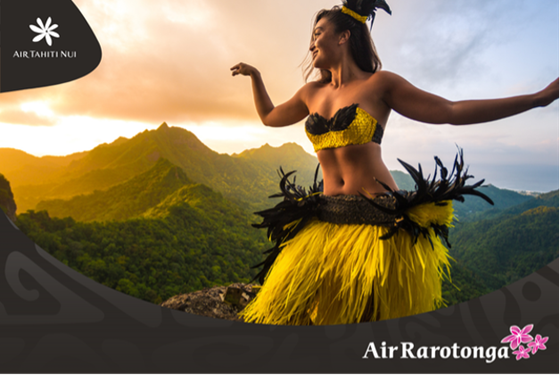 Immagine di sfondo della pagina Air Tahiti Nui e Air Rarotonga, una nuova partnership