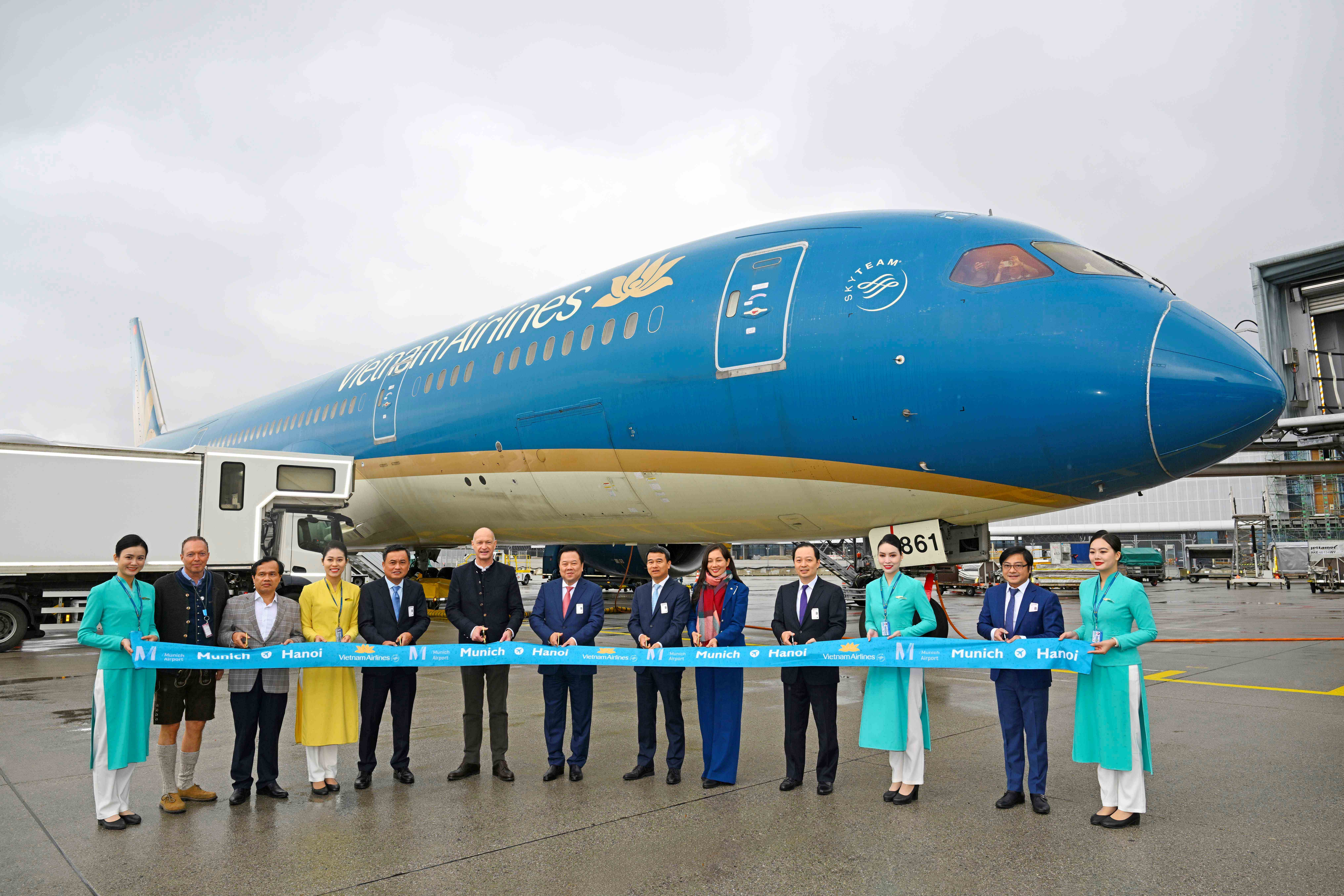 Immagine di sfondo della pagina Vietnam Airlines inaugura nuovi voli da Monaco verso Hanoi e Ho Chi Minh City