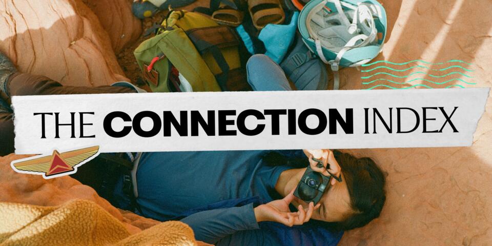 Immagine Connection Index Delta: cresce il desiderio di viaggi autentici oltre il digitale