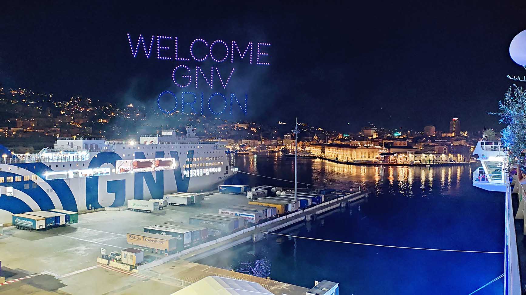 Immagine di sfondo della pagina GNV Orion entra in servizio: la nuova ammiraglia è già operativa sulla Genova-Palermo