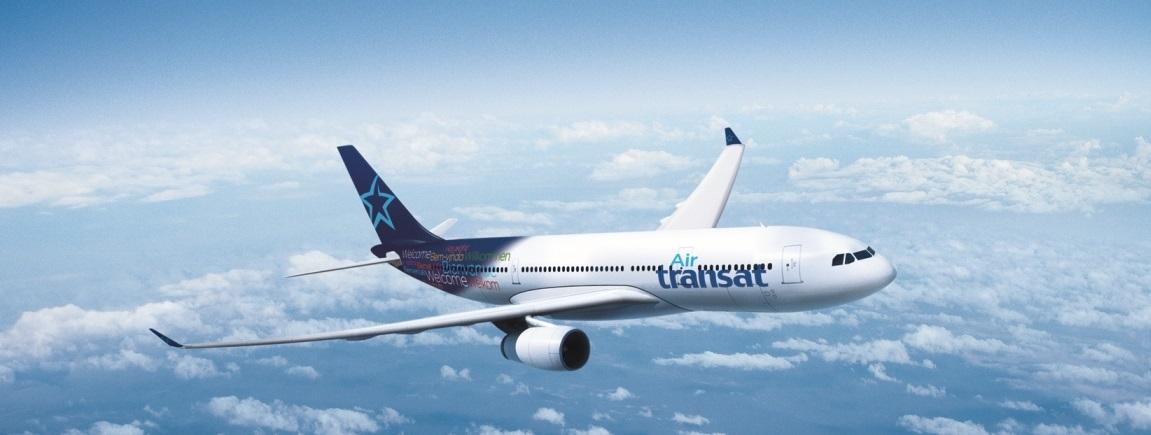 Immagine di sfondo della pagina Air Transat rinnova le Tariffe Eco Fares