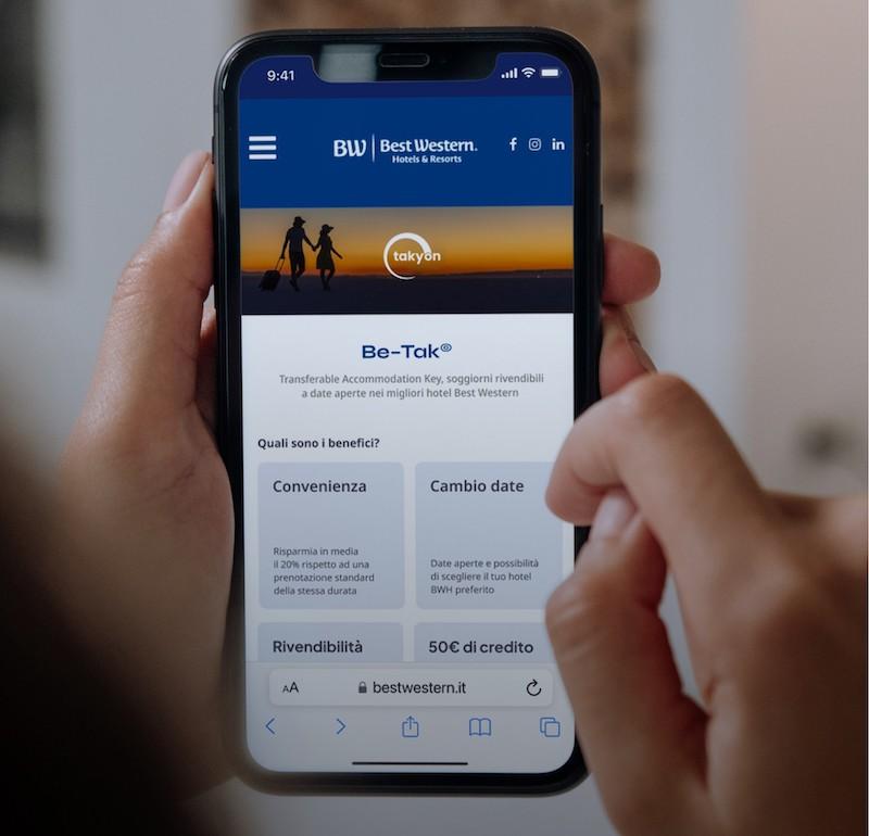 Immagine di sfondo della pagina BWH Hotels Italia e Takyon lanciano “BE-TAK”