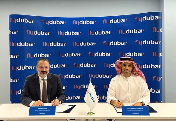 Immagine flydubai firma un accordo strategico con LinkedIn