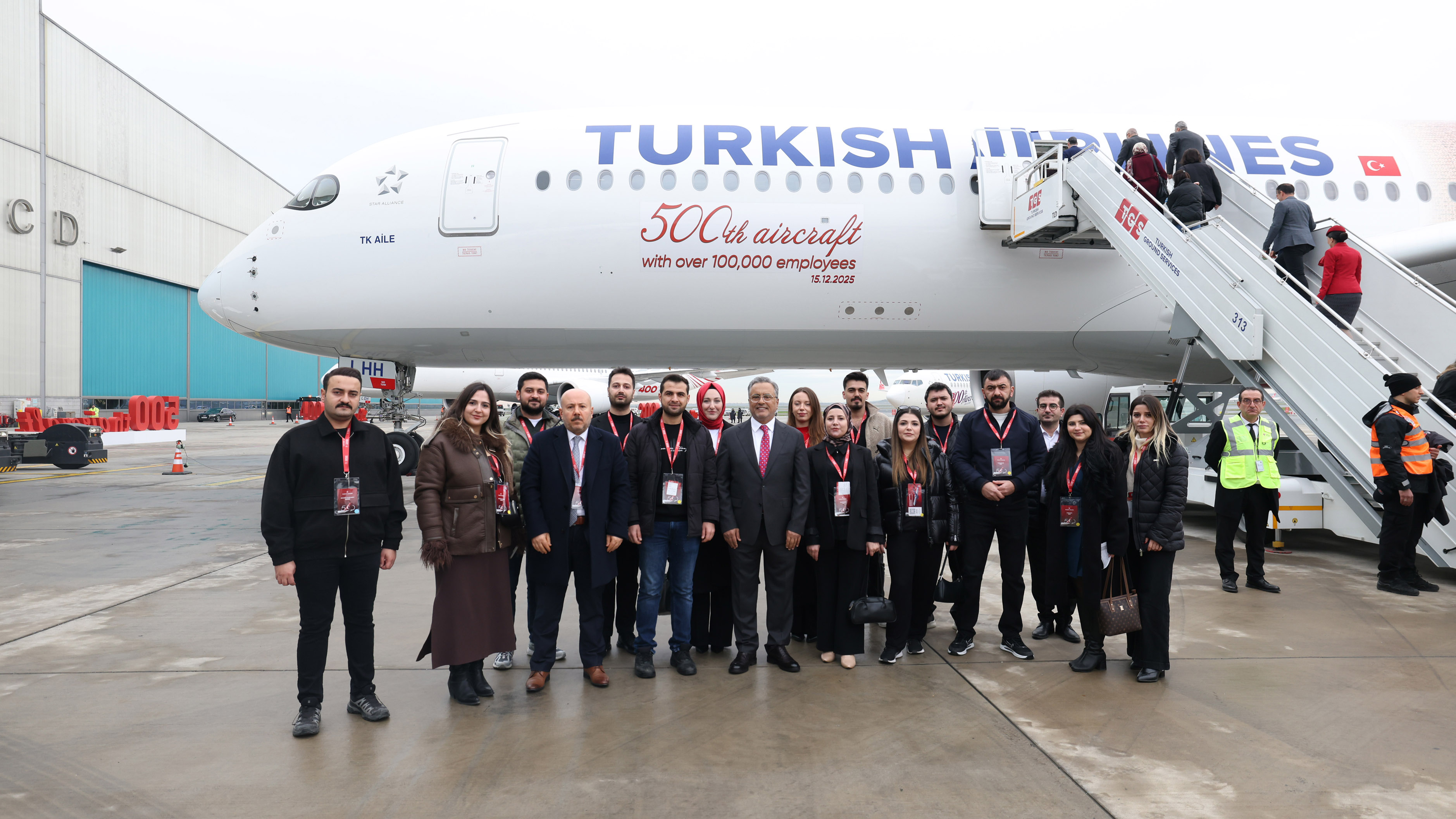 Immagine Turkish Airlines presenta il 500° aereo e punta a 1.000 velivoli entro il 2036