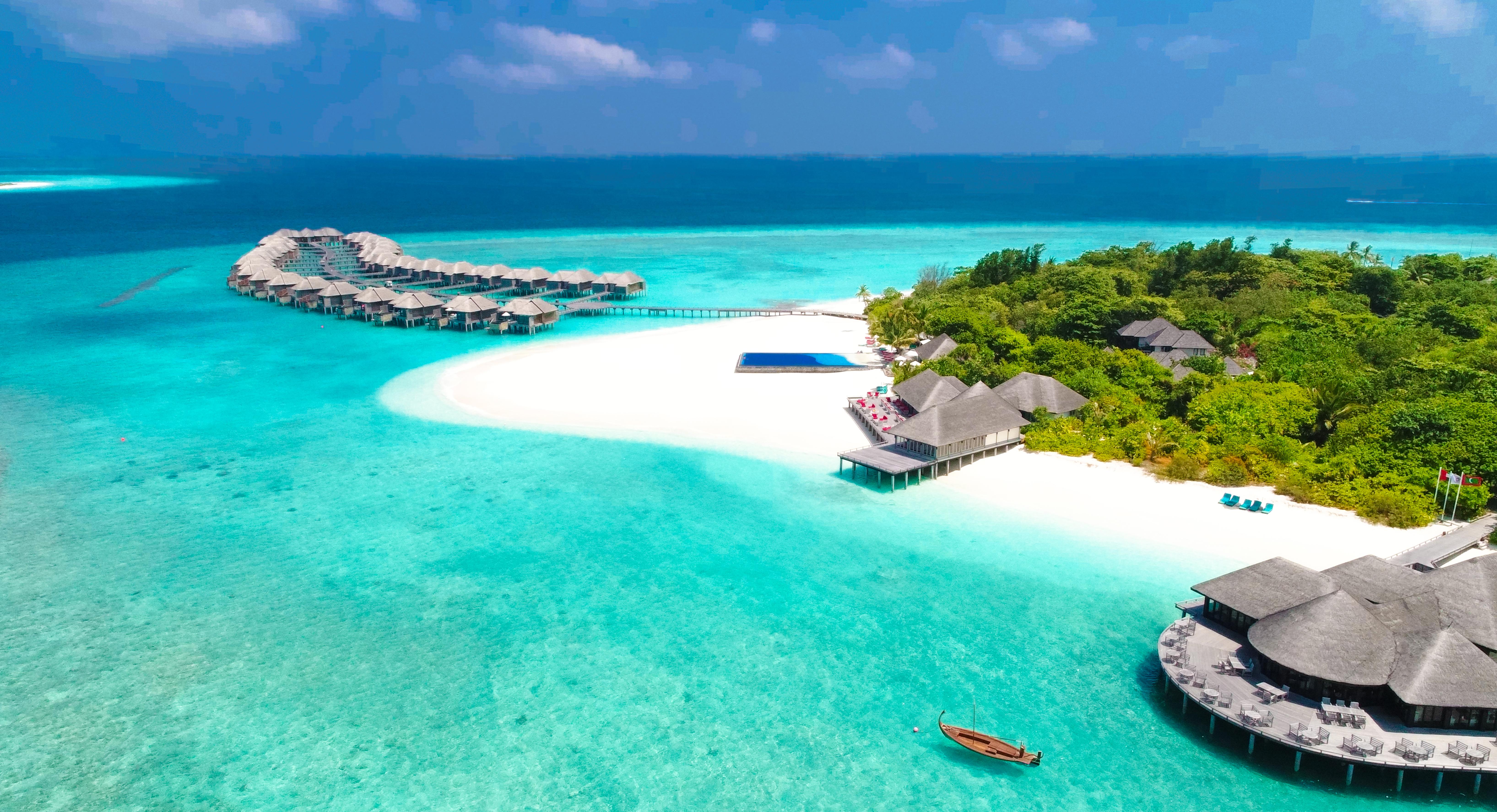 Immagine di sfondo della pagina Mappamondo: nuovo resort alle Maldive