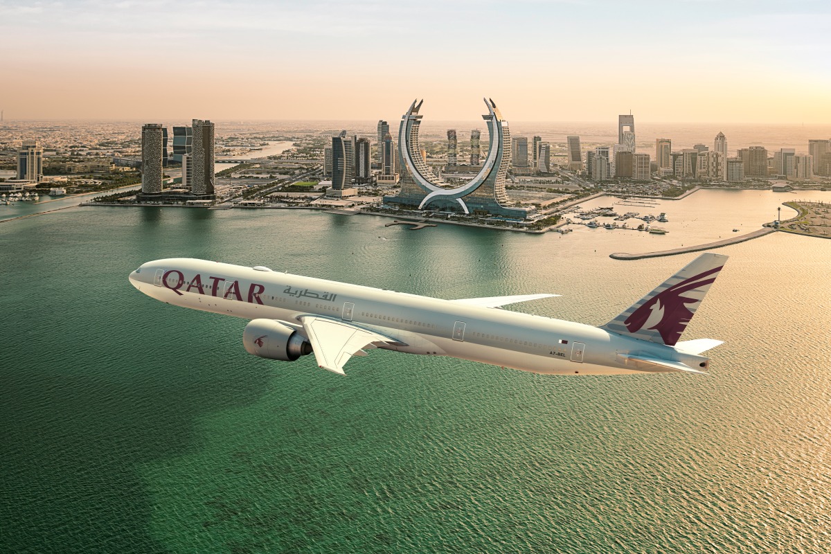 Immagine Qatar Airways: l’8 marzo voli per Doha da Londra, Parigi, Madrid, Roma, Francoforte e Bangkok