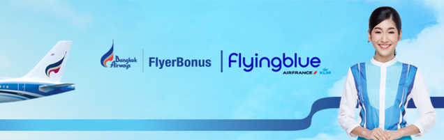 Immagine di sfondo della pagina Bangkok Airways e Air France-KLM lanciano la partnership Frequent Flyer