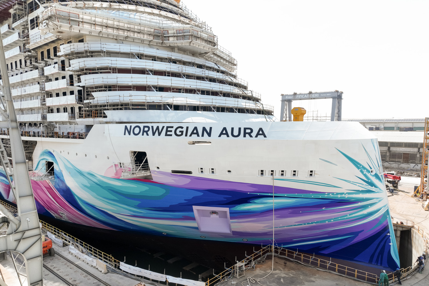 Immagine Norwegian Cruise Line: varata la Norwegian Aura, la nave più grande mai realizzata dalla compagnia