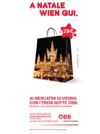 Immagine di sfondo della pagina Ai mercatini di Vienna con i treni notte ÖBB