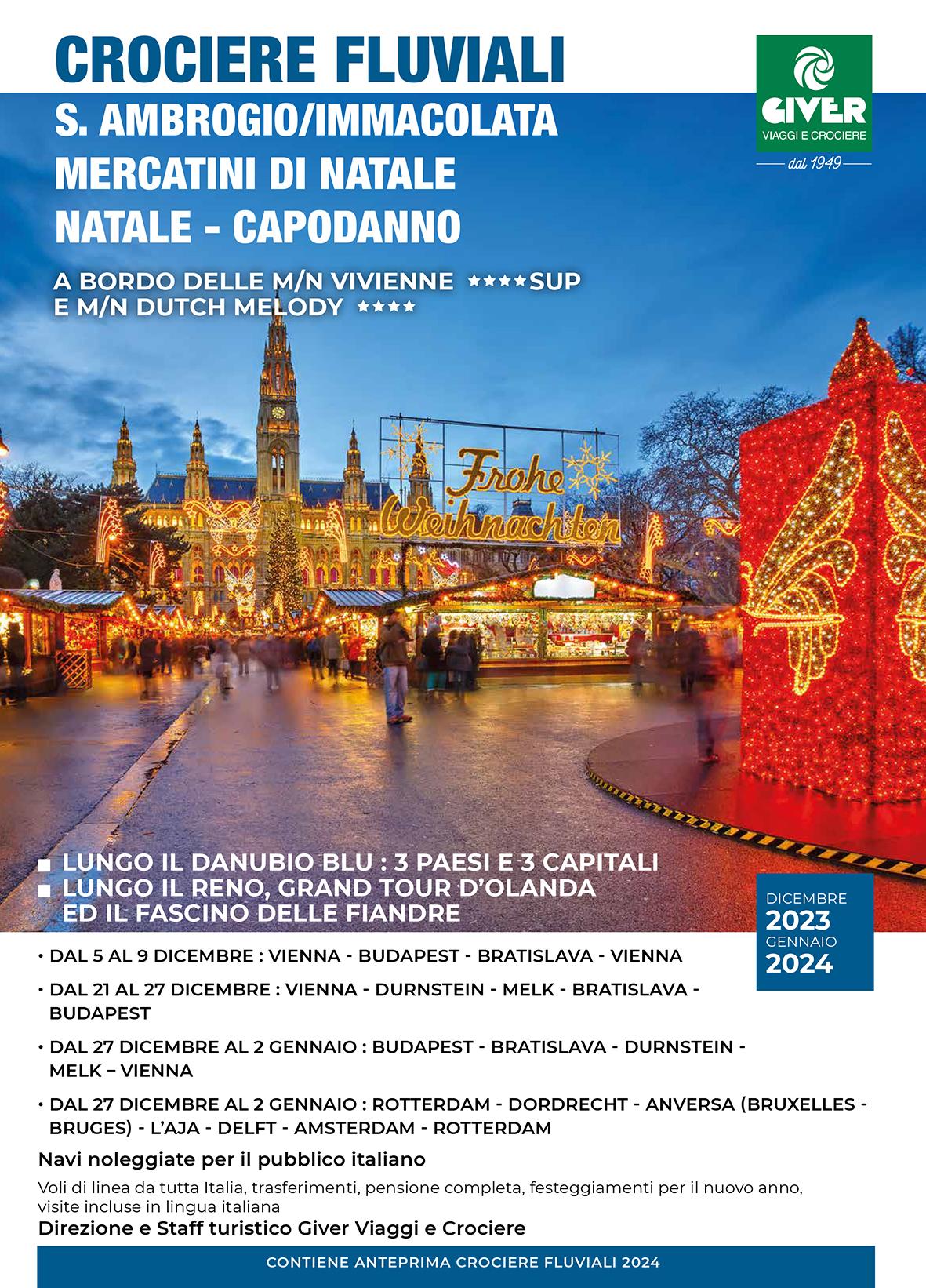 Immagine di sfondo della pagina Giver, nuovo catalogo Crociere Fluviali