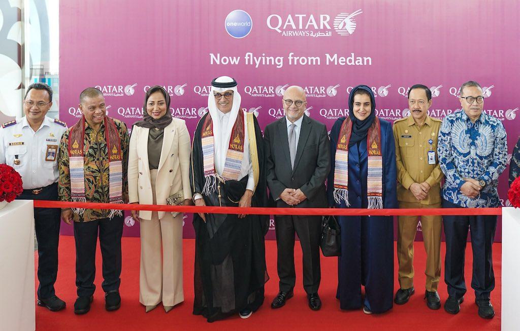 Immagine di sfondo della pagina Qatar Airways: inaugurato il nuovo volo per Medan