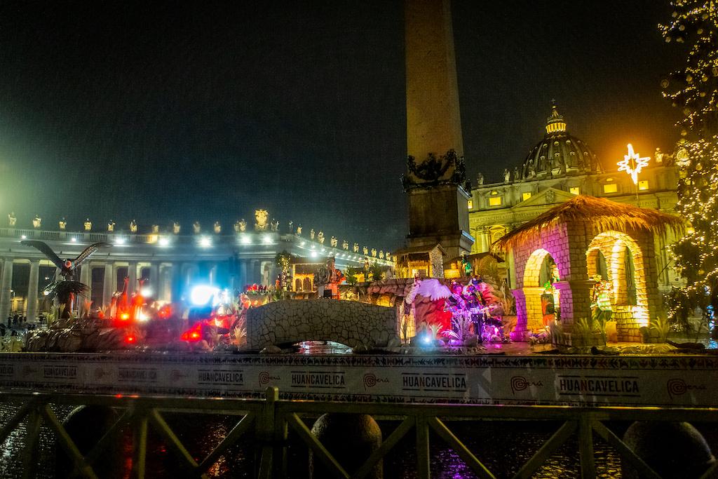 Immagine Un presepe Peruviano a Piazza San Pietro
