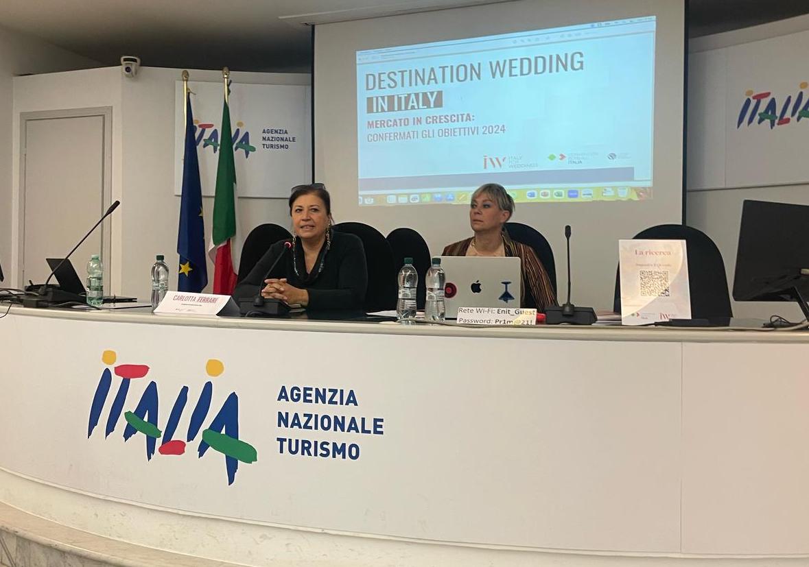 Immagine di sfondo della pagina Wedding tourism, nel 2024 oltre 15mila nozze di stranieri in Italia