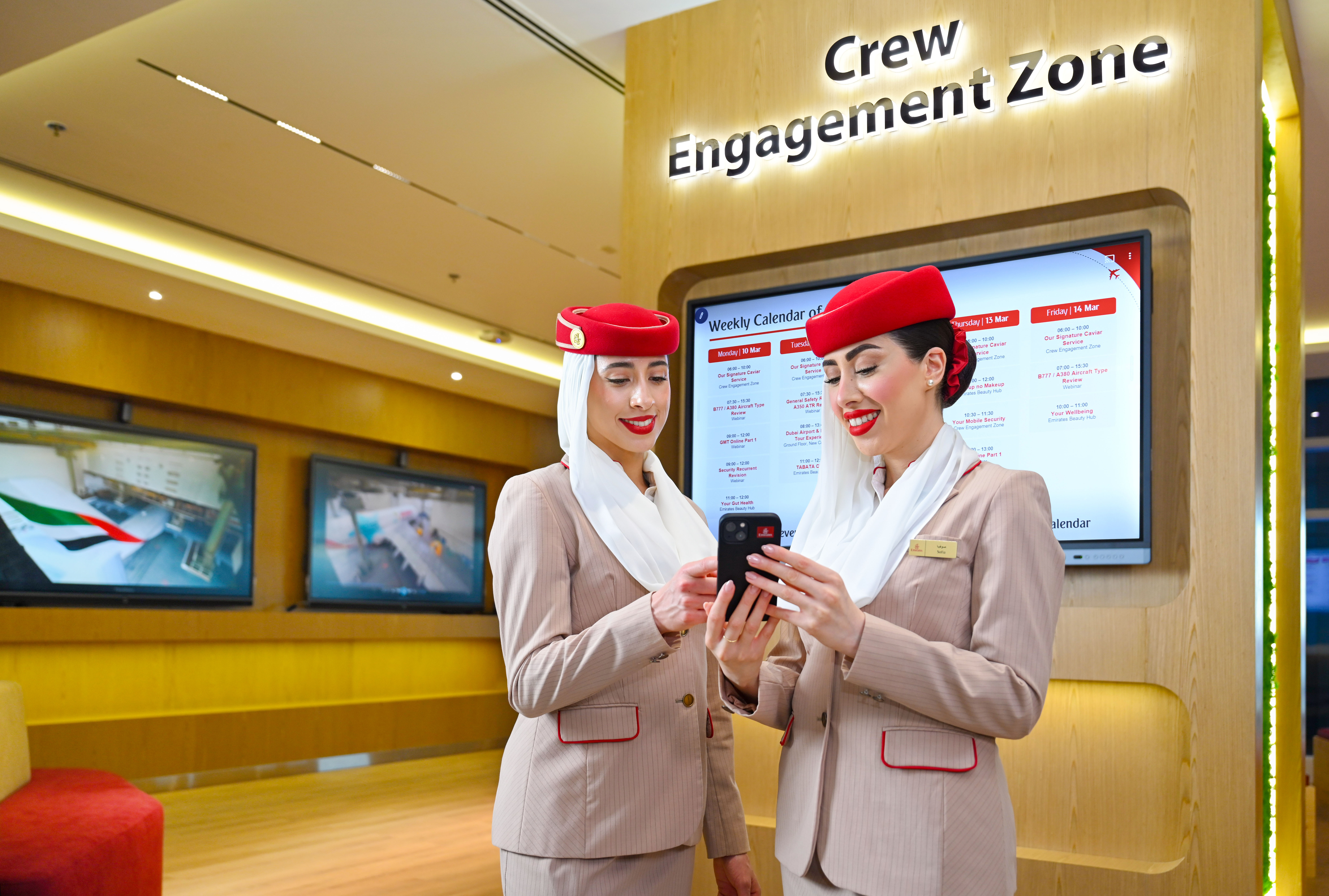 Immagine Emirates inaugura a Dubai la nuova “Crew Zone”