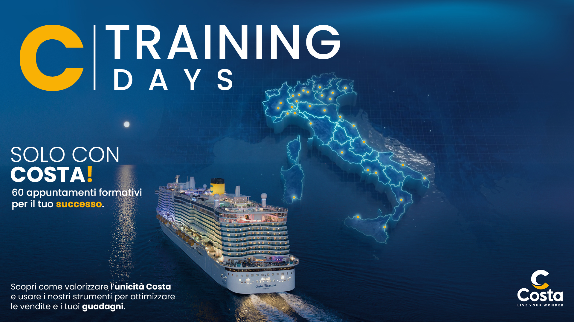 Immagine Costa Crociere lancia i C|Training Days: formazione e strumenti per le Agenzie