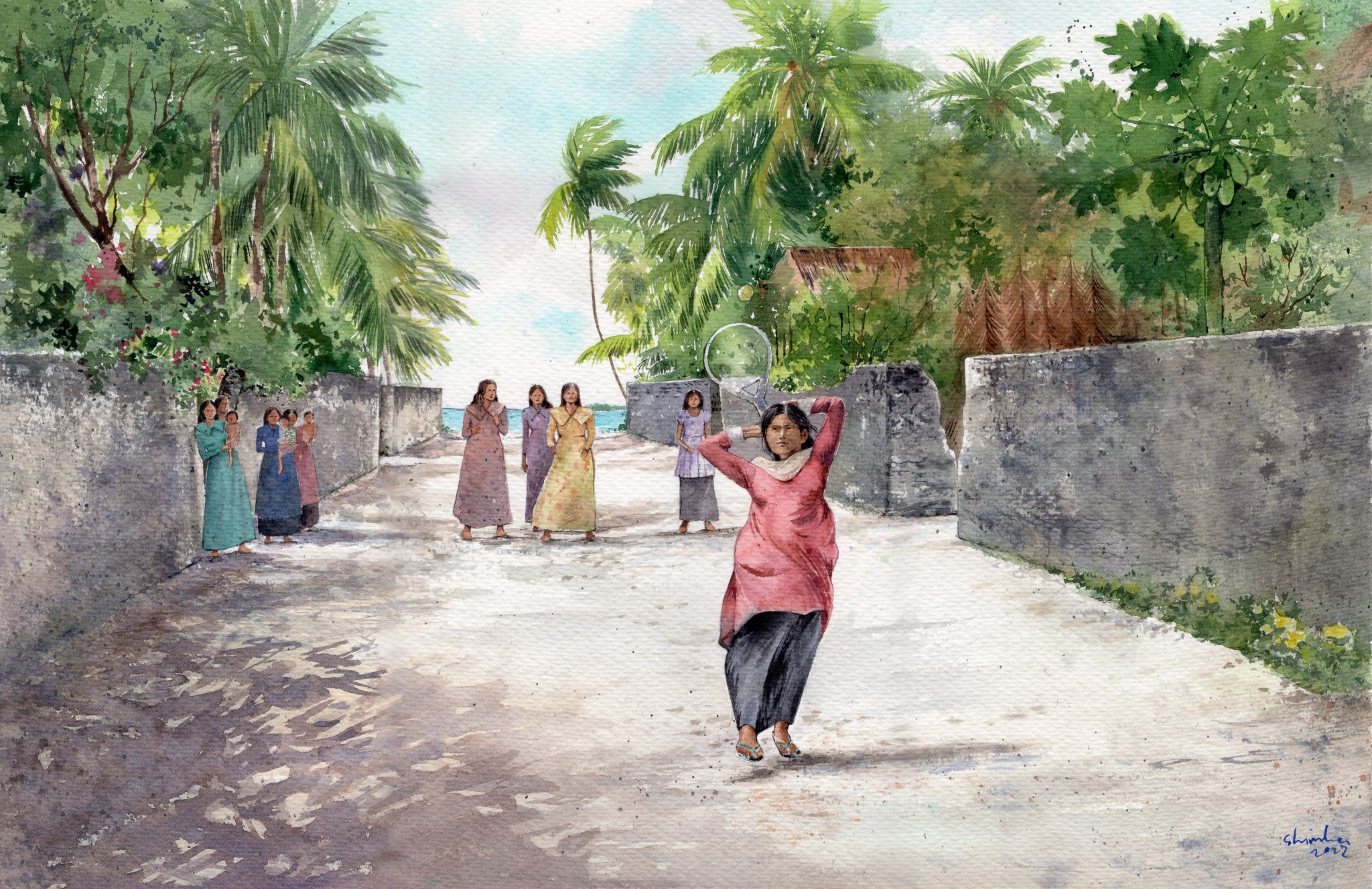Immagine di sfondo della pagina The Ritz-Carlton Maldives celebra il National Day con l’arte di Shimha Shakeeb