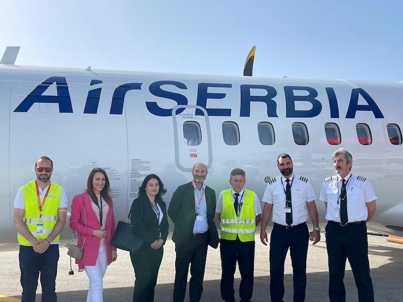 Immagine di sfondo della pagina Al via il Bari-Belgrado di Air Serbia