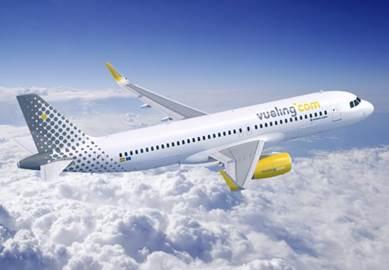 Immagine di sfondo della pagina Vueling, 32 collegamenti dall'Italia a settembre