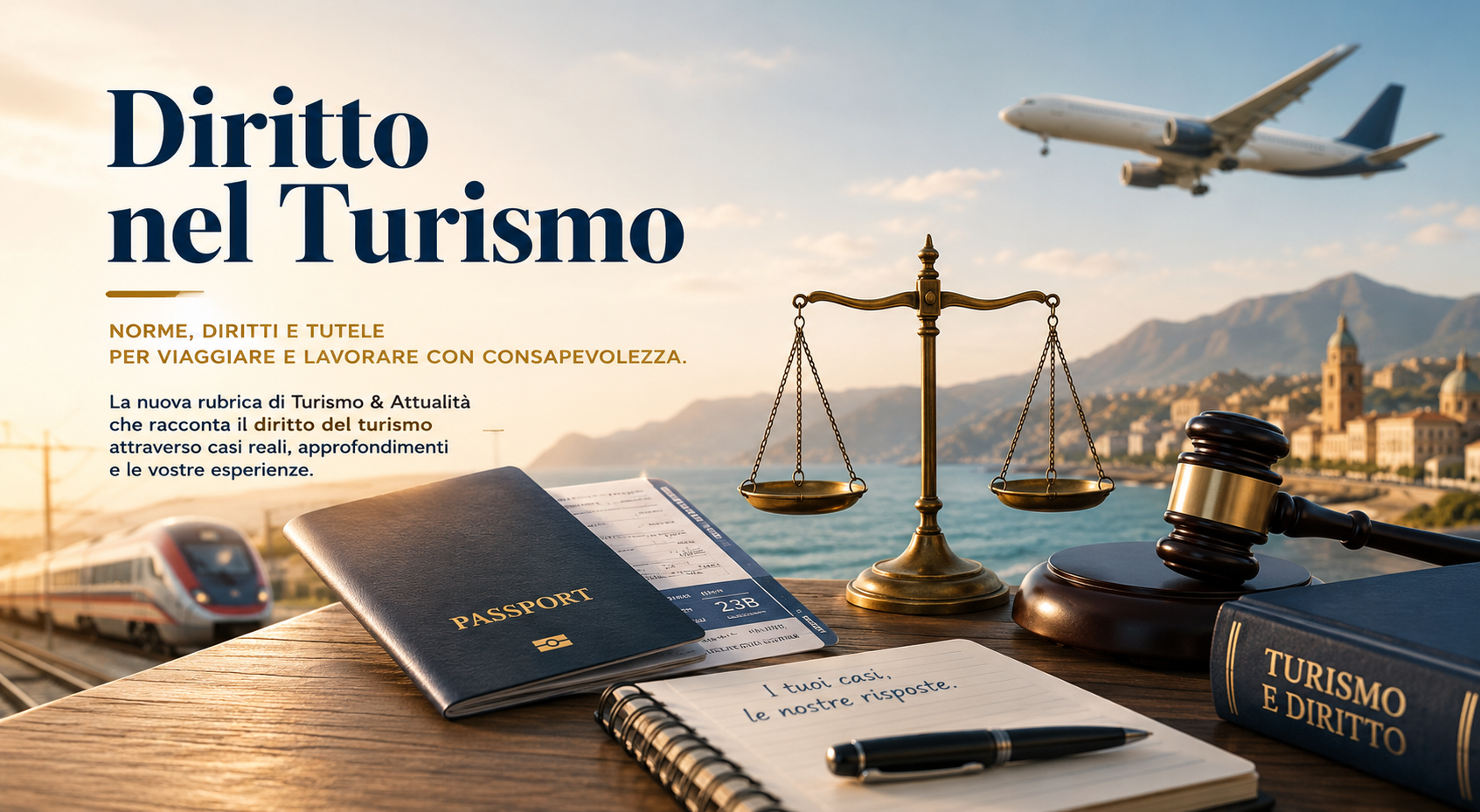Immagine Nasce la rubrica “Turismo & Diritto”: quando il viaggio incontra le regole del settore