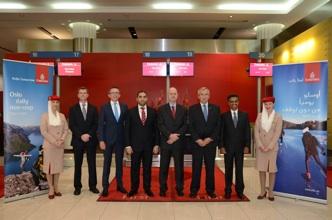 Immagine di sfondo della pagina Emirates, rotta su Oslo 