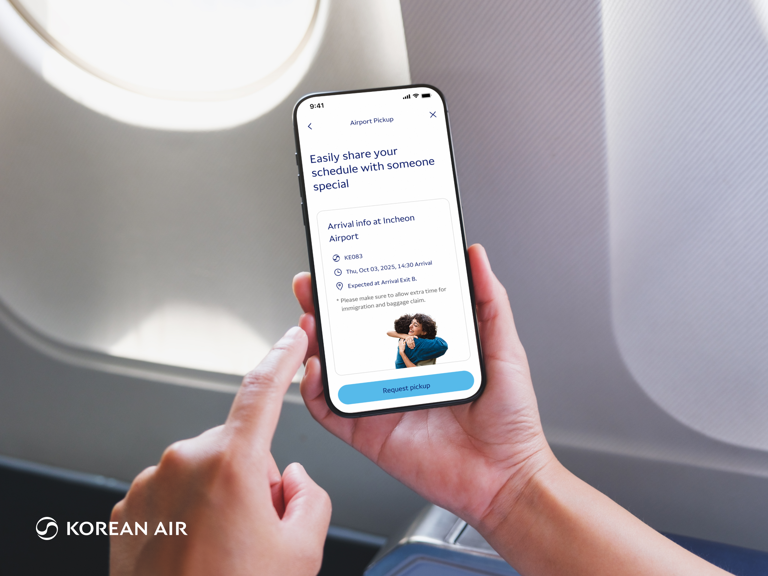 Immagine di sfondo della pagina Korean Air lancia Incheon Airport Guide: info live a portata di app