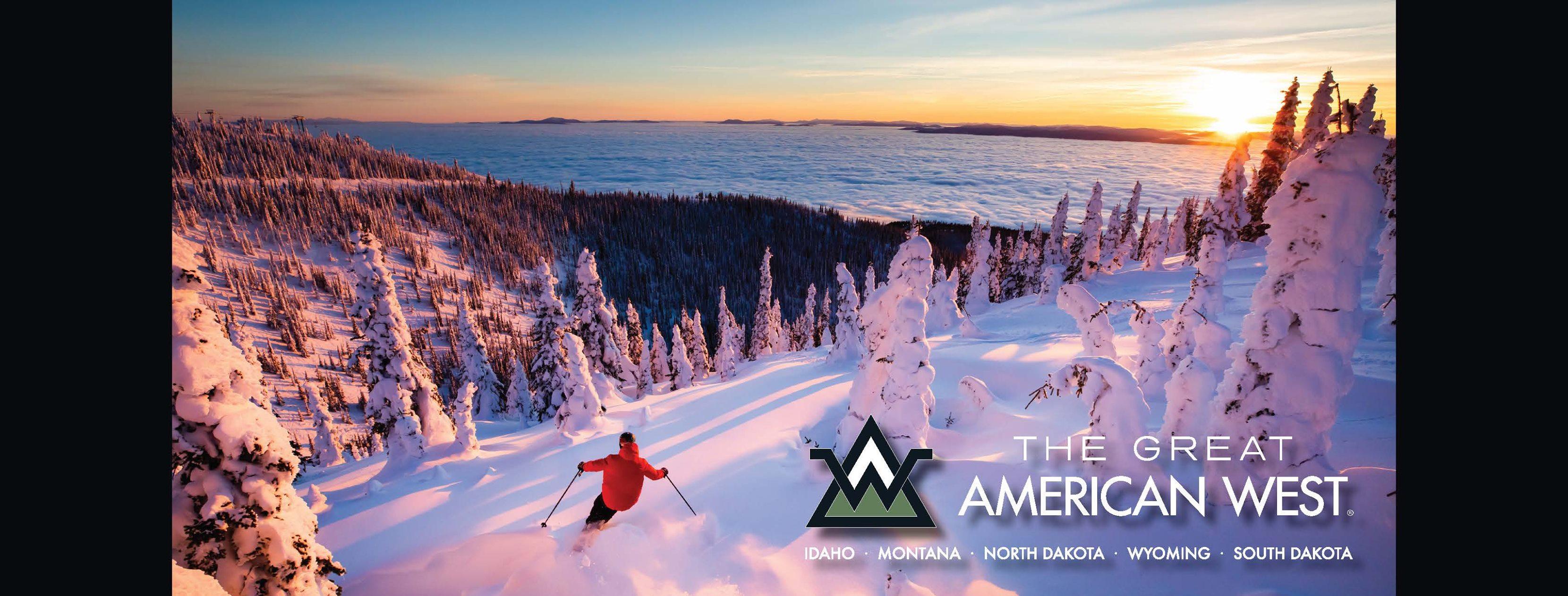 Immagine di sfondo della pagina The Great American West, un roadshow di 4 tappe