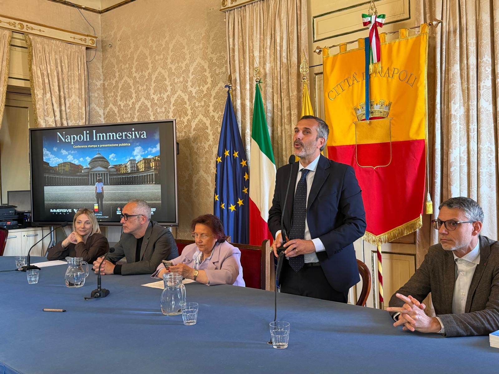 Immagine Napoli Immersiva: presentato il primo gemello digitale immersivo multi-piattaforma della città.