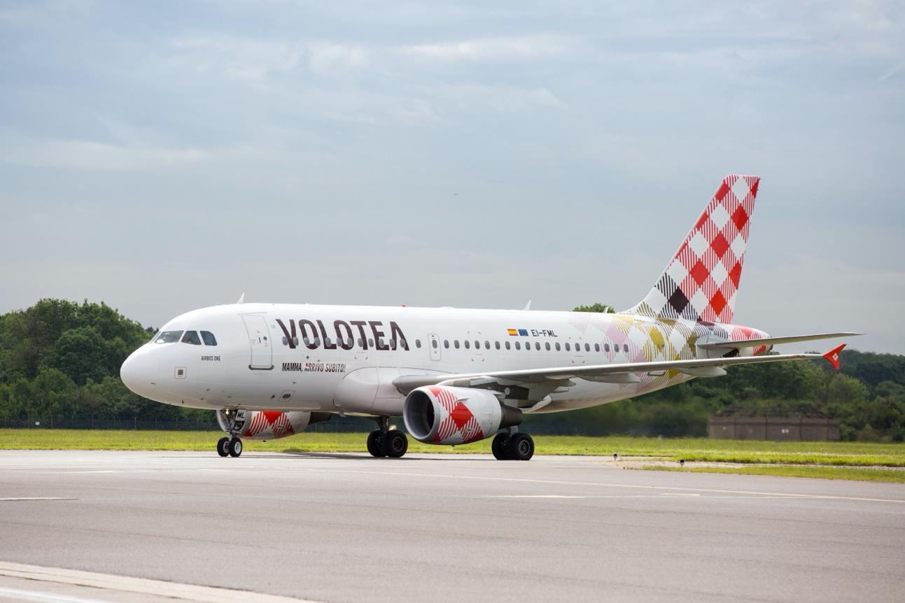 Immagine di sfondo della pagina Volotea, nuovo volo Bologna-Olbia