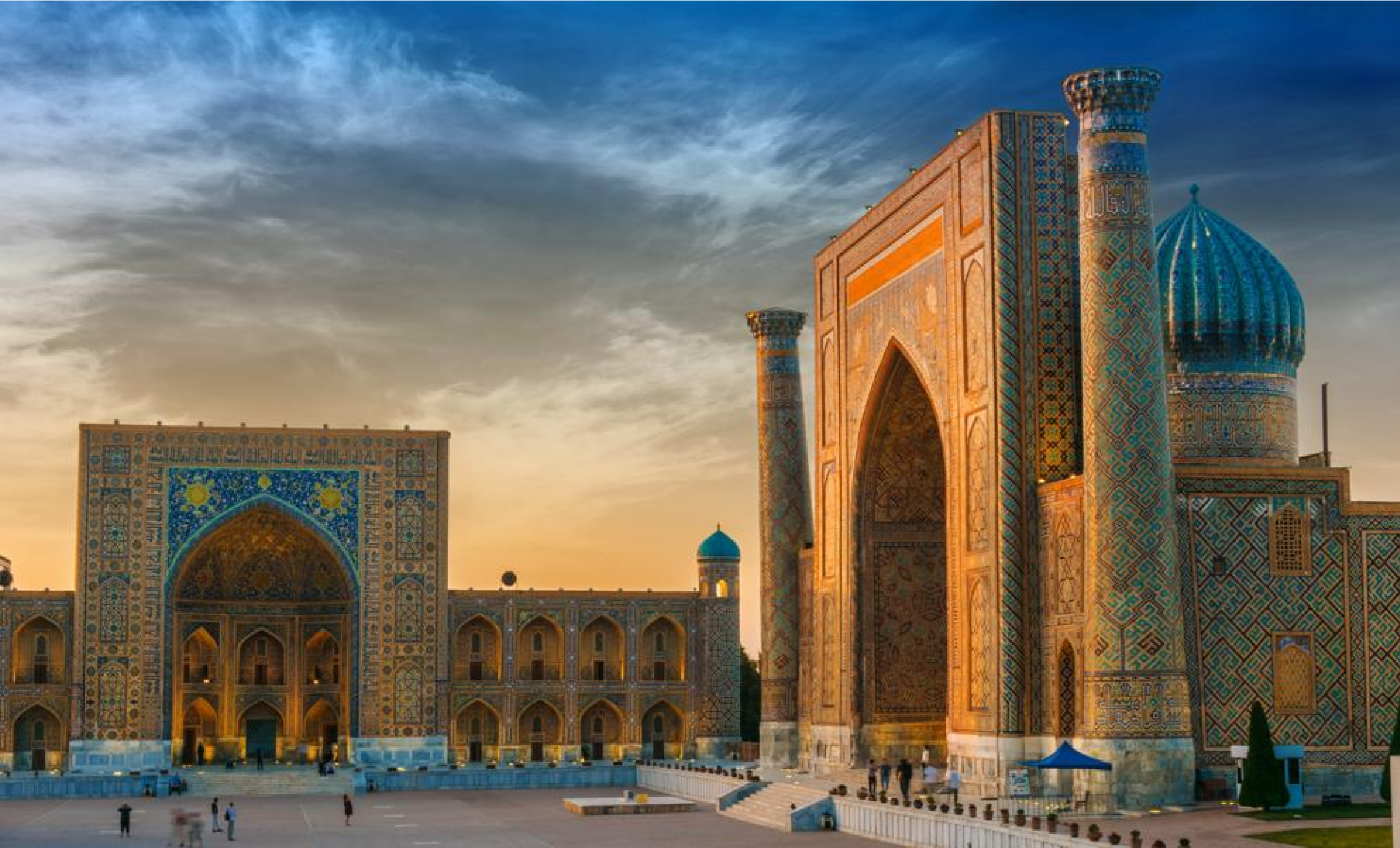 Immagine di sfondo della pagina Uzbekistan, la Via della Seta nel catalogo 2026 di Dimensione Turismo