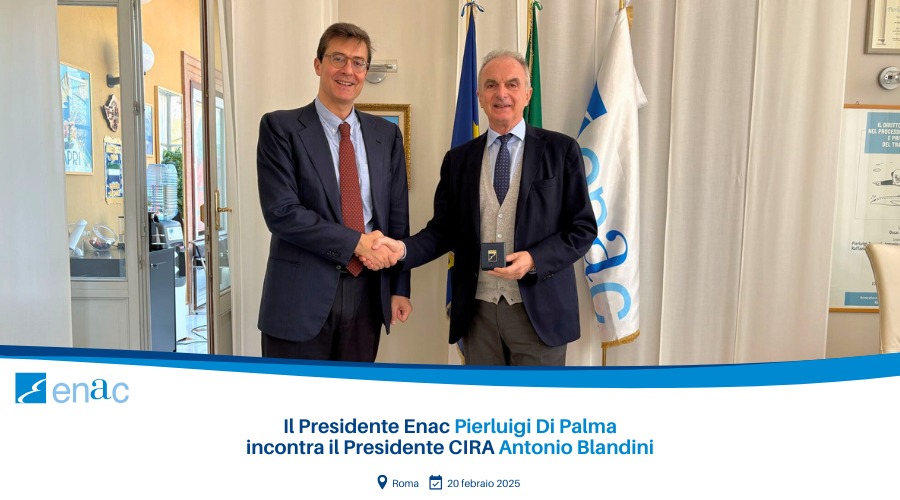 Immagine Enac, Pierluigi Di Palma incontra il Presidente CIRA Antonio Blandini